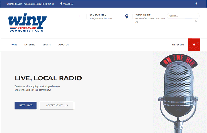 radio station website