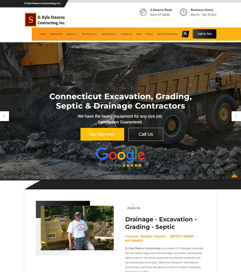 contracting live site