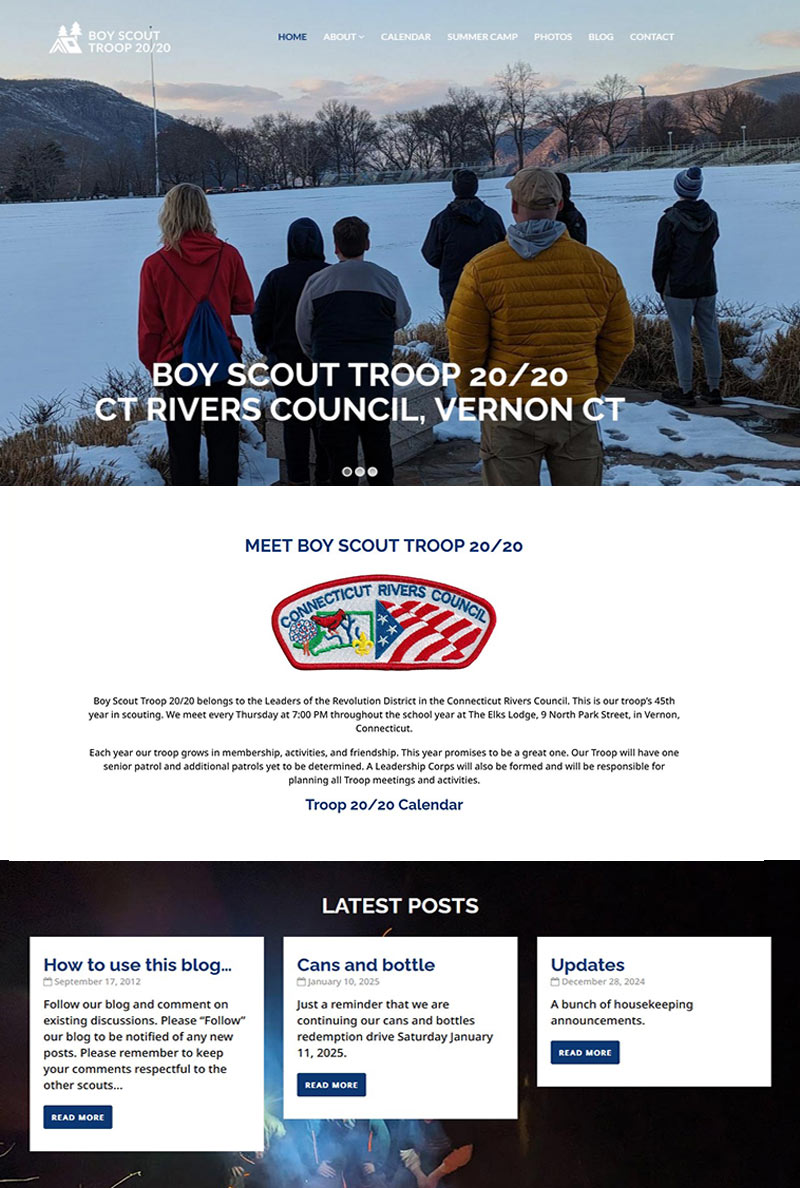 Troop 20/20 Vernon CT